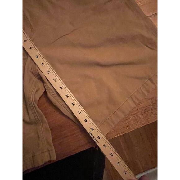 Carhartt Shorts Mens 42 Tan Rugged Flex Relaxed Fit Canvas Work Utility - Picture 6 of 10